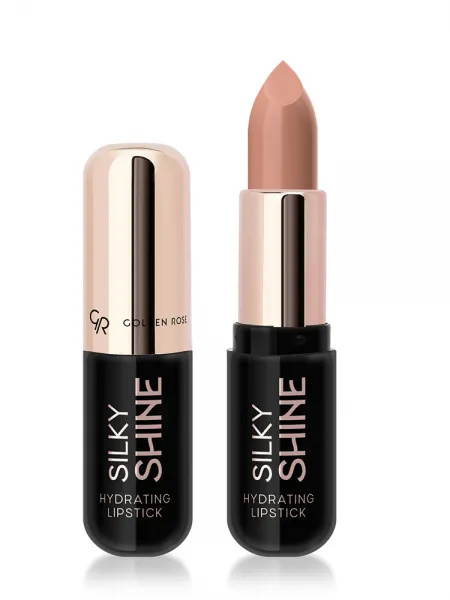 Golden Rose Silky Shine Hydrating Lipstick 4.2g - Ενυδατικό Κραγιόν για Μεταξένια Λάμψη #201