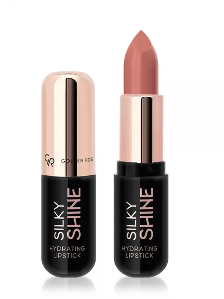 Golden Rose Silky Shine Hydrating Lipstick 4.2g - Ενυδατικό Κραγιόν για Μεταξένια Λάμψη #202