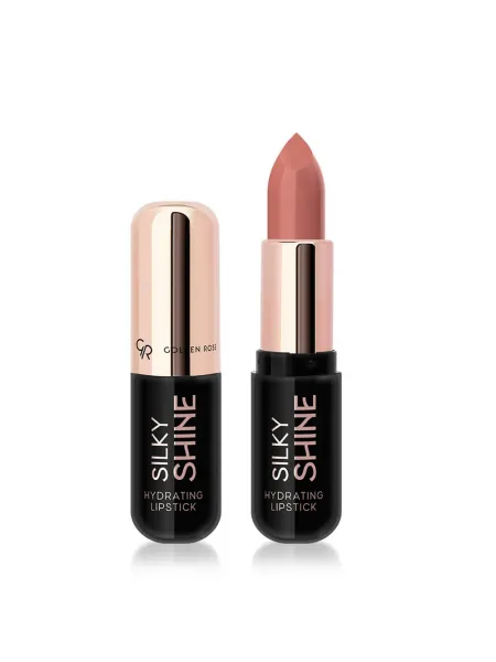 Golden Rose Silky Shine Hydrating Lipstick 4.2g - Ενυδατικό Κραγιόν για Μεταξένια Λάμψη #202