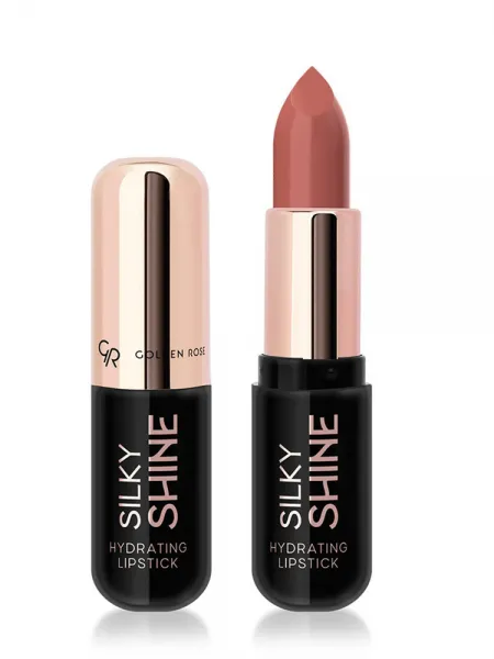 Golden Rose Silky Shine Hydrating Lipstick 4.2g - Ενυδατικό Κραγιόν για Μεταξένια Λάμψη #203