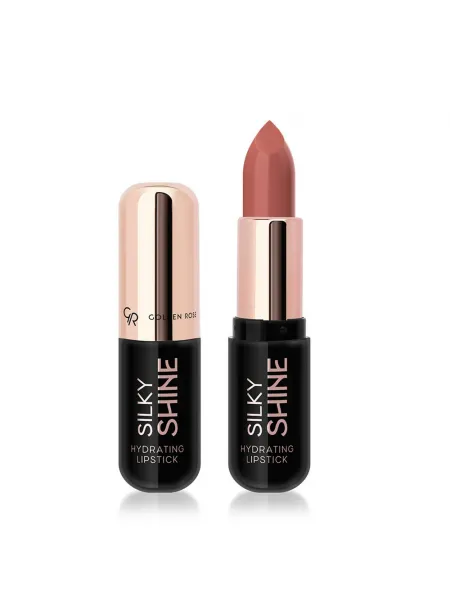 Golden Rose Silky Shine Hydrating Lipstick 4.2g - Ενυδατικό Κραγιόν για Μεταξένια Λάμψη #203