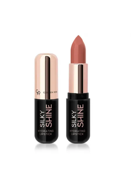 Golden Rose Silky Shine Hydrating Lipstick 4.2g - Ενυδατικό Κραγιόν για Μεταξένια Λάμψη #204