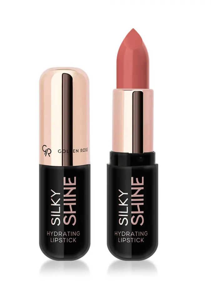 Golden Rose Silky Shine Hydrating Lipstick 4.2g - Ενυδατικό Κραγιόν για Μεταξένια Λάμψη #206