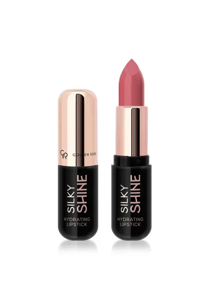 Golden Rose Silky Shine Hydrating Lipstick 4.2g - Ενυδατικό Κραγιόν για Μεταξένια Λάμψη #208