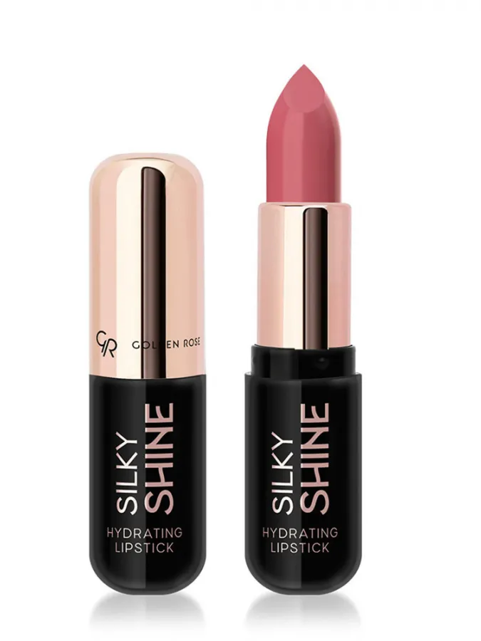 Golden Rose Silky Shine Hydrating Lipstick 4.2g - Ενυδατικό Κραγιόν για Μεταξένια Λάμψη #208