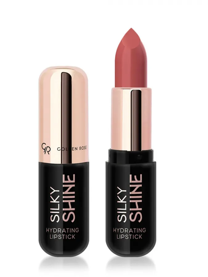 Golden Rose Silky Shine Hydrating Lipstick 4.2g - Ενυδατικό Κραγιόν για Μεταξένια Λάμψη #211