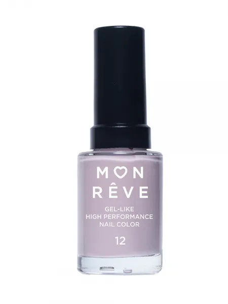 Mon Reve Gel-Like Nail Color - Ανθεκτικό Βερνίκι Νυχιών Γρήγορου Στεγνώματος 13ml– #12