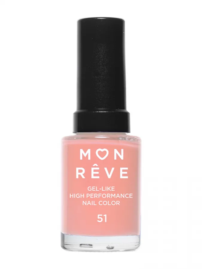 Mon Reve Gel-Like Nail Color - Ανθεκτικό Βερνίκι Νυχιών Γρήγορου Στεγνώματος 13ml– #51