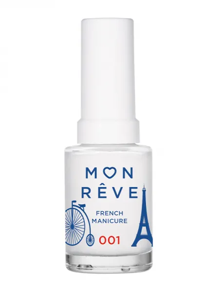 Mon Reve French Manicure - Βερνίκι Νυχιών για Γαλλικό Μανικιούρ 13ml– #001 WHITE TIP