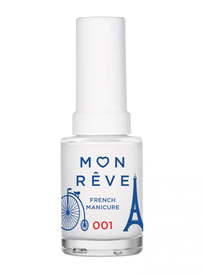 Mon Reve French Manicure - Βερνίκι Νυχιών για Γαλλικό Μανικιούρ 13ml– #001 WHITE TIP