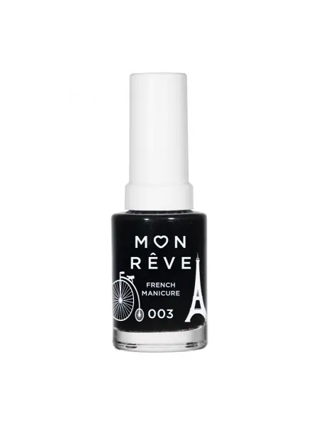 Mon Reve French Manicure - Βερνίκι Νυχιών για Γαλλικό Μανικιούρ 13ml– #003 BLACK TIP