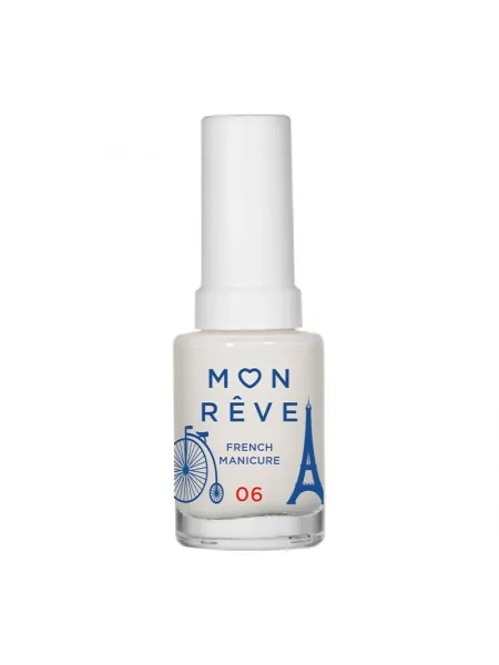 Mon Reve French Manicure - Βερνίκι Νυχιών για Γαλλικό Μανικιούρ 13ml– #SHEER 06 WHITE