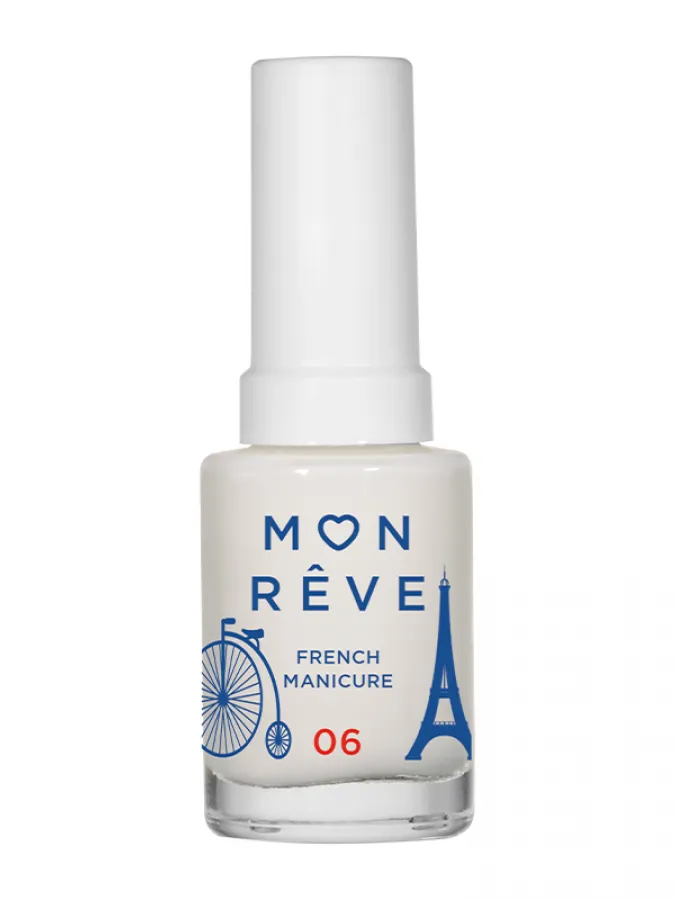 Mon Reve French Manicure - Βερνίκι Νυχιών για Γαλλικό Μανικιούρ 13ml– #SHEER 06 WHITE