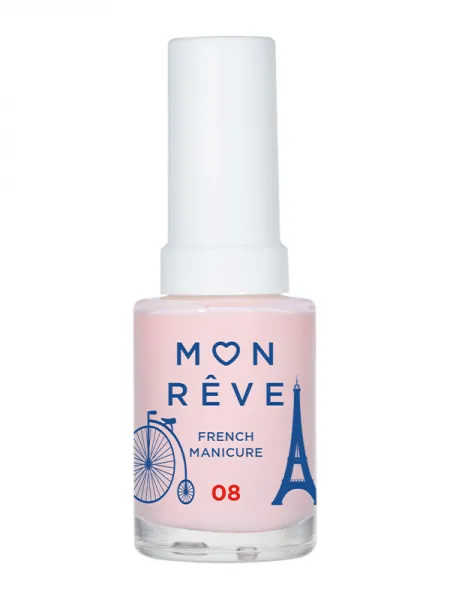 Mon Reve French Manicure - Βερνίκι Νυχιών για Γαλλικό Μανικιούρ 13ml– #SHEER 08 ROSE