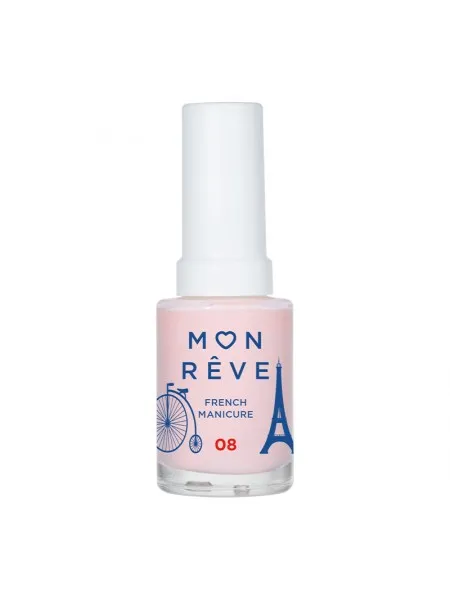 Mon Reve French Manicure - Βερνίκι Νυχιών για Γαλλικό Μανικιούρ 13ml– #SHEER 08 ROSE