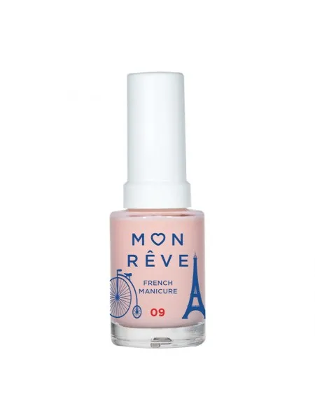 Mon Reve French Manicure - Βερνίκι Νυχιών για Γαλλικό Μανικιούρ 13ml– #SHEER 09 BEIGE