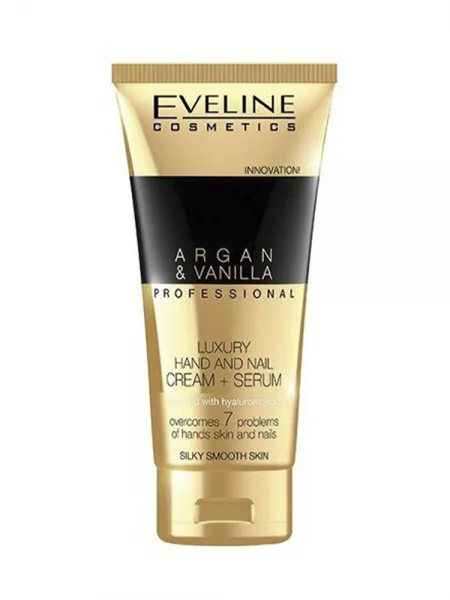 Eveline Hand & Nail Spa Cream + Serum Argan & Vanilla (100ml)