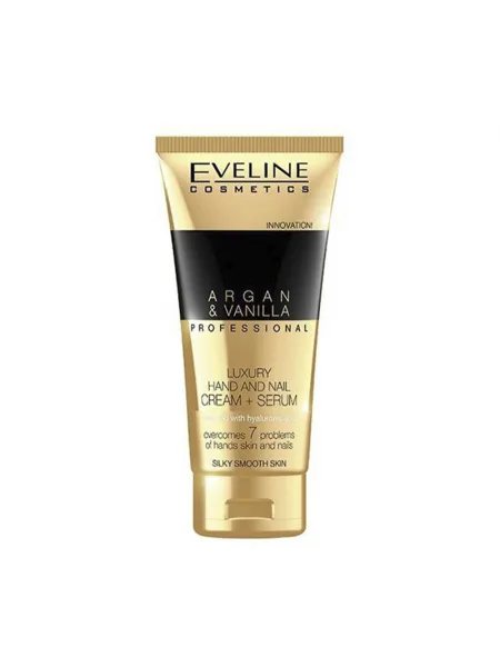 Eveline Hand & Nail Spa Cream + Serum Argan & Vanilla (100ml)