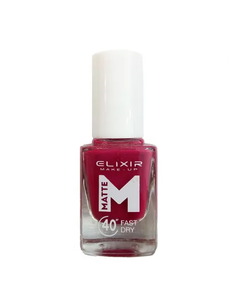 Elixir Βερνίκι Matte 40″ & Up to 8 Days 13ml – #M56 (Dark Burgundy)