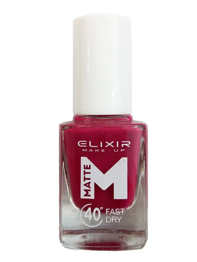 Elixir Βερνίκι Matte 40″ & Up to 8 Days 13ml – #M56 (Dark Burgundy)