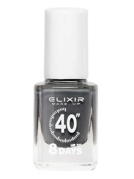 Elixir Βερνίκι 40″ & Up to 8 Days 13ml – #016 (Black)