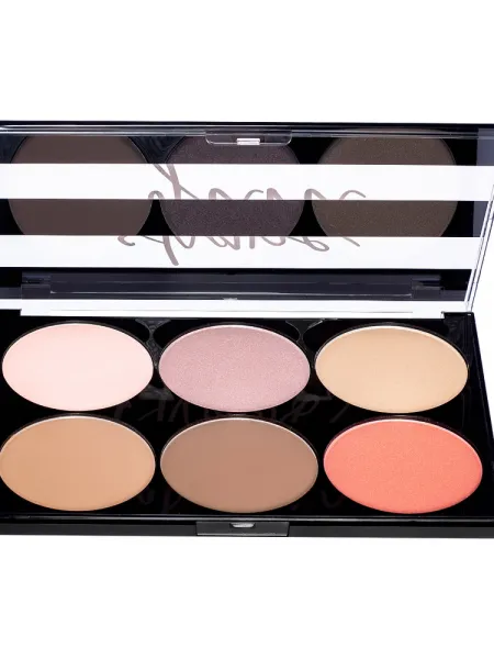 Mon Reve Shape Guru - Παλέτα highlighter, contour & blush 24gr #01 Light