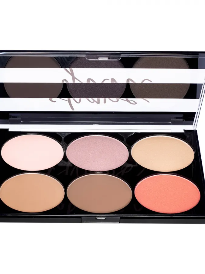 Mon Reve Shape Guru - Παλέτα highlighter, contour & blush 24gr #01 Light