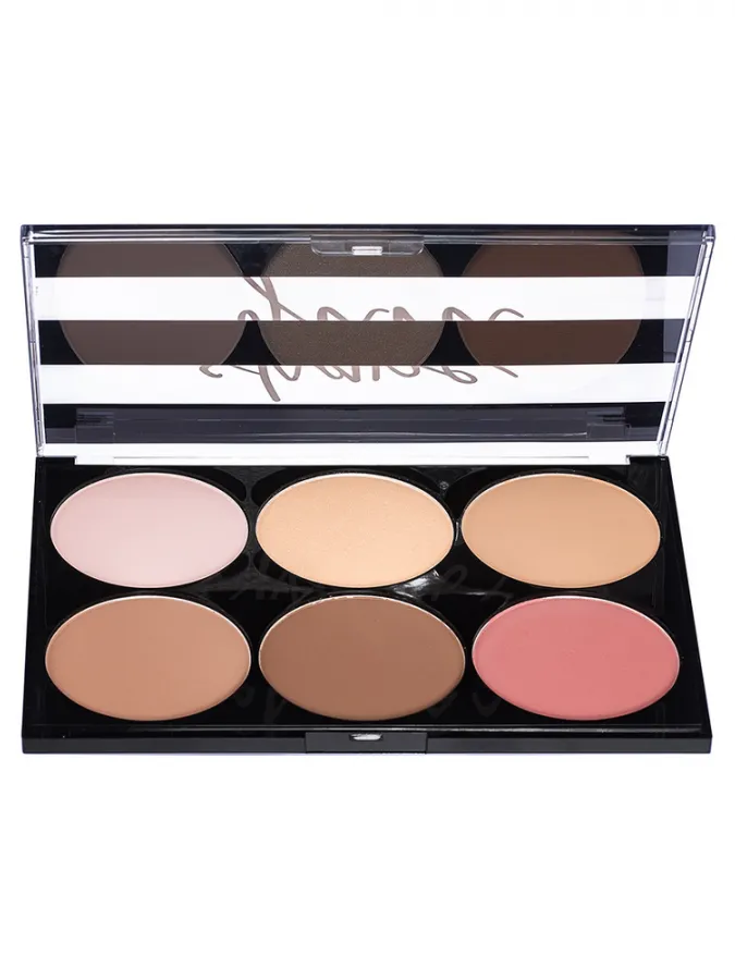 Mon Reve Shape Guru - Παλέτα highlighter, contour & blush 24gr #03 Deep