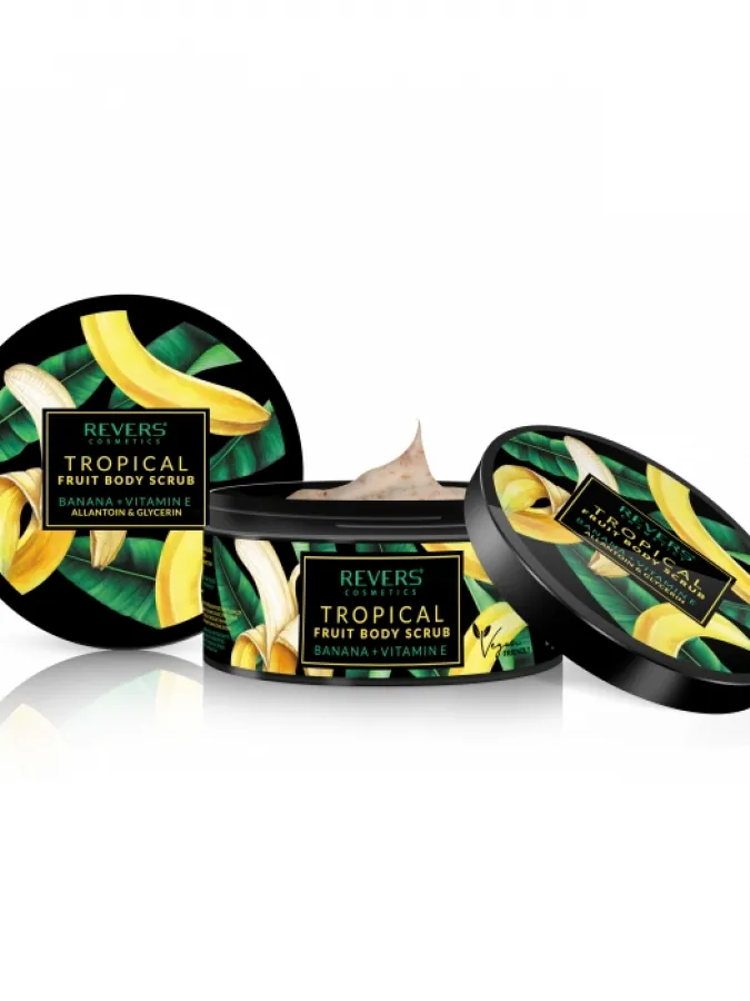 Revers Coarse-grained body scrub TROPICAL FRUIT with banana flower extract 200ml