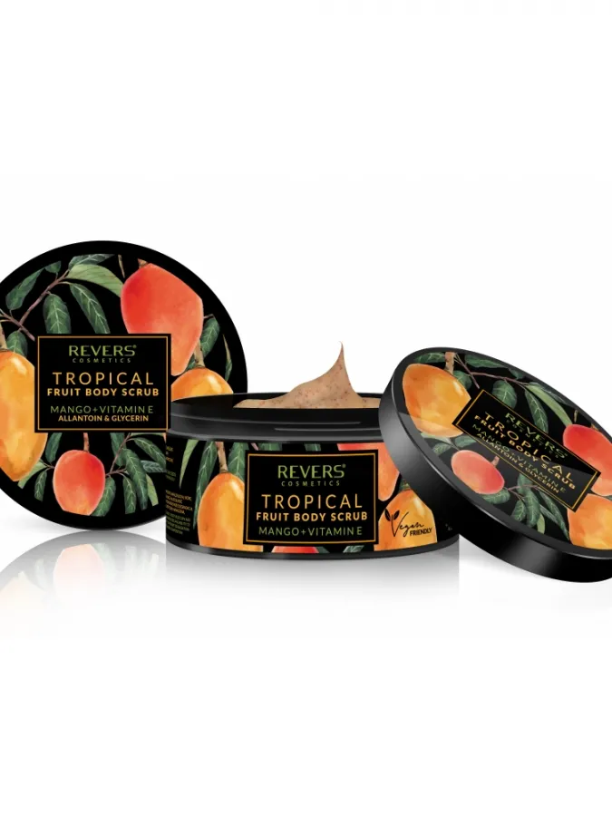 Revers Coarse-grained body scrub TROPICAL FRUIT with mango extract 200ml