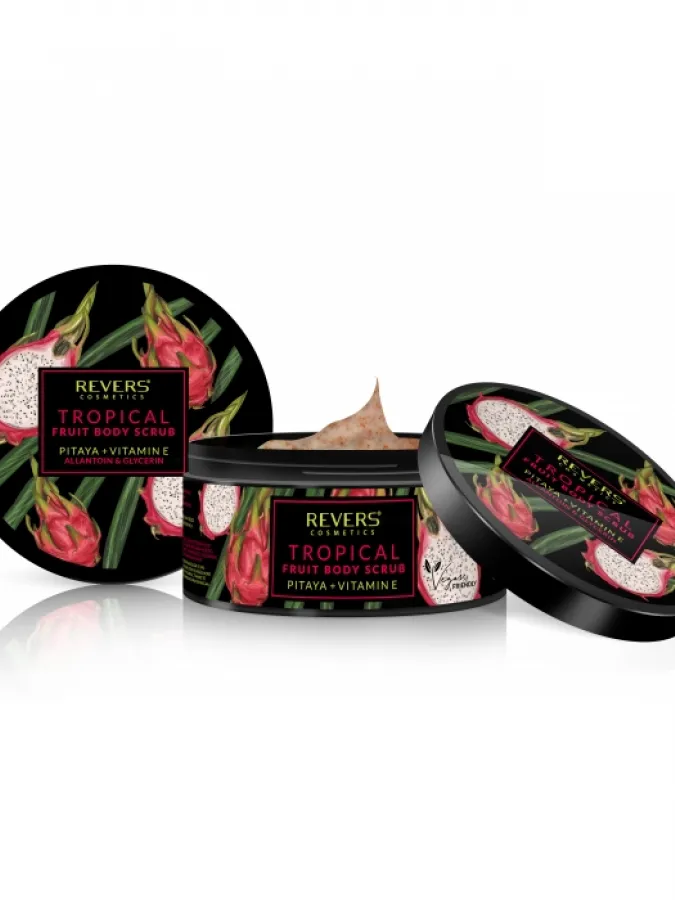 Revers Coarse-grained body scrub TROPICAL FRUIT with pitaya extract 200ml