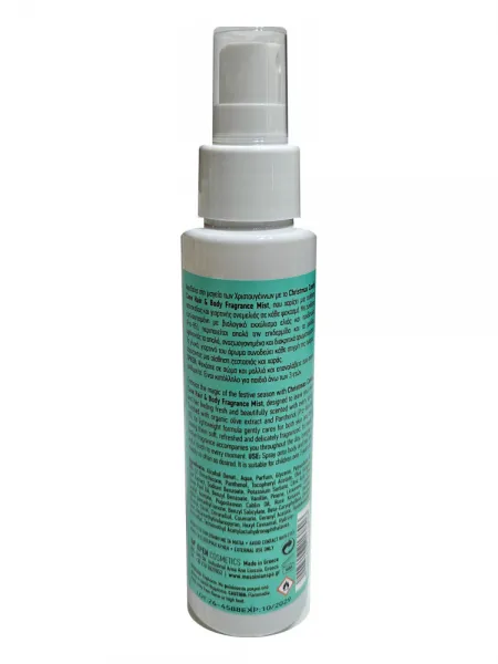 Messinian Spa Hair & Body Mist Christmas Candy Cane 100ml – Χριστουγεννιάτικο Αρωματικό Σπρέι Μαλλιών & Σώματος