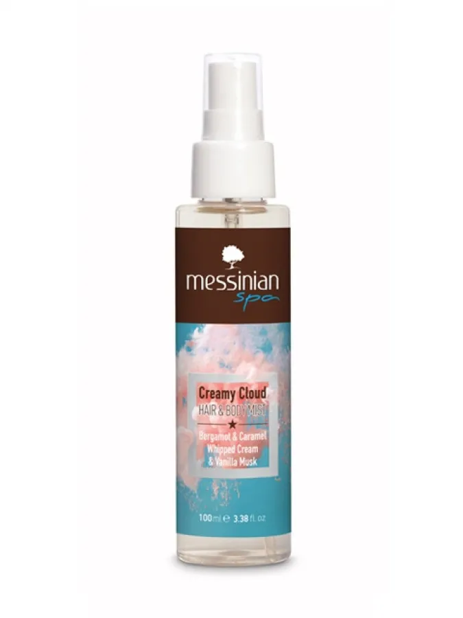 Messinian Spa Hair & Body Mist Creamy Cloud 100ml – Αρωματικό Σπρέι Μαλλιών & Σώματος