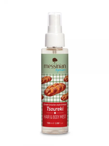 Messinian Spa Hair & Body Mist Τσουρέκι 100ml – Αρωματικό Σπρέι Μαλλιών & Σώματος