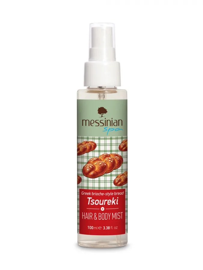 Messinian Spa Hair & Body Mist Τσουρέκι 100ml – Αρωματικό Σπρέι Μαλλιών & Σώματος