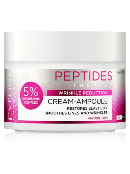 Eveline Cosmetics Peptide Therapy Ampoule Cream 50ml – Κρέμα Προσώπου με Πεπτίδια για Ρυτίδες, Σύσφιξη & Θρέψη