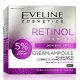 Eveline Cosmetics Retinol Therapy Cream-Ampoule 50ml – Κρέμα Νυκτός με Ρετινόλη για Πρώτες Ρυτίδες, Σύσφιξη & Βελτίωση Υφής