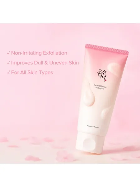 Beauty of Joseon Apricot Blossom Peeling Gel 100ml – Απολεπιστικό Gel Gommage για Πρόσωπο & Σώμα, για Θαμπάδα & Τραχιά Υφή