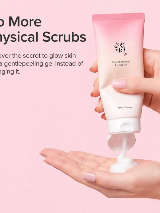 Beauty of Joseon Apricot Blossom Peeling Gel 100ml – Απολεπιστικό Gel Gommage για Πρόσωπο & Σώμα, για Θαμπάδα & Τραχιά Υφή