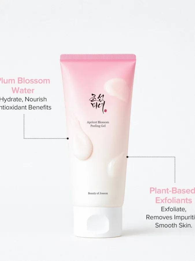 Beauty of Joseon Apricot Blossom Peeling Gel 100ml – Απολεπιστικό Gel Gommage για Πρόσωπο & Σώμα, για Θαμπάδα & Τραχιά Υφή