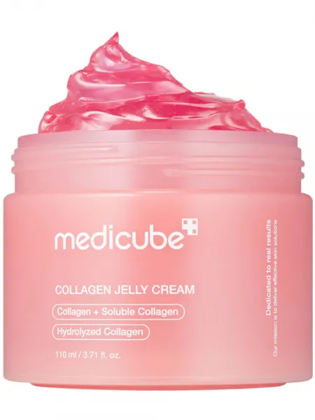 Medicube Collagen Jelly Cream 110ml – Κρέμα Προσώπου Jelly με Κολλαγόνο & Νιασιναμίδη για Ενυδάτωση, Σφριγηλότητα & Λάμψη