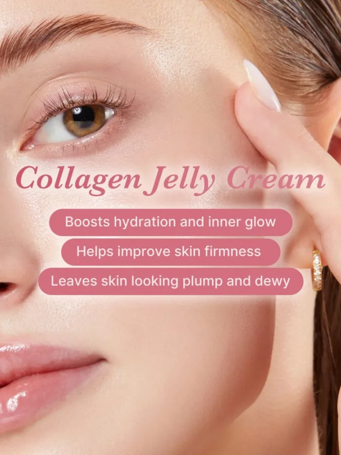 Medicube Collagen Jelly Cream 110ml – Κρέμα Προσώπου Jelly με Κολλαγόνο & Νιασιναμίδη για Ενυδάτωση, Σφριγηλότητα & Λάμψη