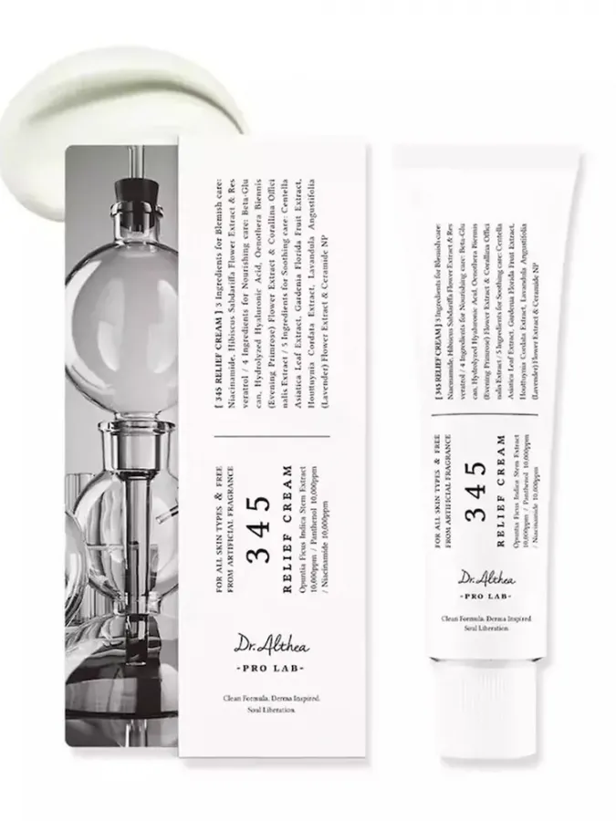 Dr.Althea 345 Relief Cream 50ml – Κρέμα Προσώπου για Σημάδια Ακμής, Καταπράυνση & Ενυδάτωση
