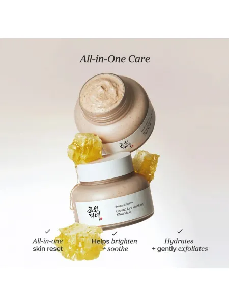 Beauty of Joseon Ground Rice and Honey Glow Mask 150ml – Μάσκα Προσώπου με Ρύζι & Μέλι για Λάμψη, Ήπια Απολέπιση & Καθαρισμό Πόρων