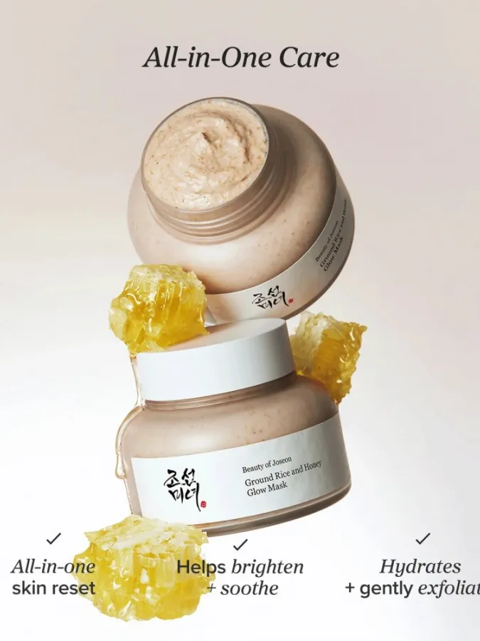 Beauty of Joseon Ground Rice and Honey Glow Mask 150ml – Μάσκα Προσώπου με Ρύζι & Μέλι για Λάμψη, Ήπια Απολέπιση & Καθαρισμό Πόρων