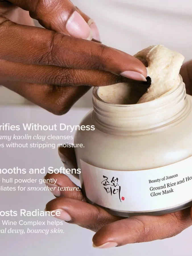 Beauty of Joseon Ground Rice and Honey Glow Mask 150ml – Μάσκα Προσώπου με Ρύζι & Μέλι για Λάμψη, Ήπια Απολέπιση & Καθαρισμό Πόρων
