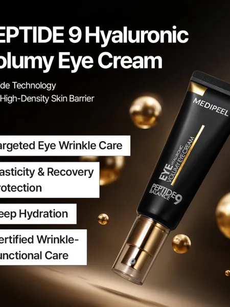 Medi-Peel Peptide 9 Hyaluronic Volumy Eye Cream 40ml – Κρέμα Ματιών με Πεπτίδια για Ενυδάτωση, Σύσφιξη & Λεπτές Γραμμές