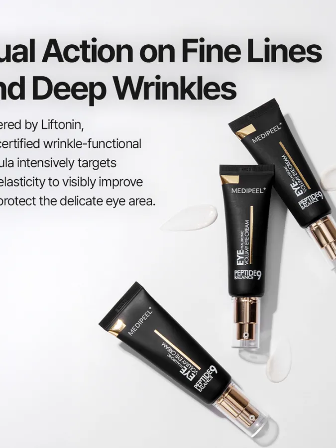 Medi-Peel Peptide 9 Hyaluronic Volumy Eye Cream 40ml – Κρέμα Ματιών με Πεπτίδια για Ενυδάτωση, Σύσφιξη & Λεπτές Γραμμές Medi-Peel Peptide 9 Hyaluronic Volumy Eye Cream 40ml – Κρέμα Ματιών με Πεπτίδια για Ενυδάτωση, Σύσφιξη & Λεπτές Γραμμές