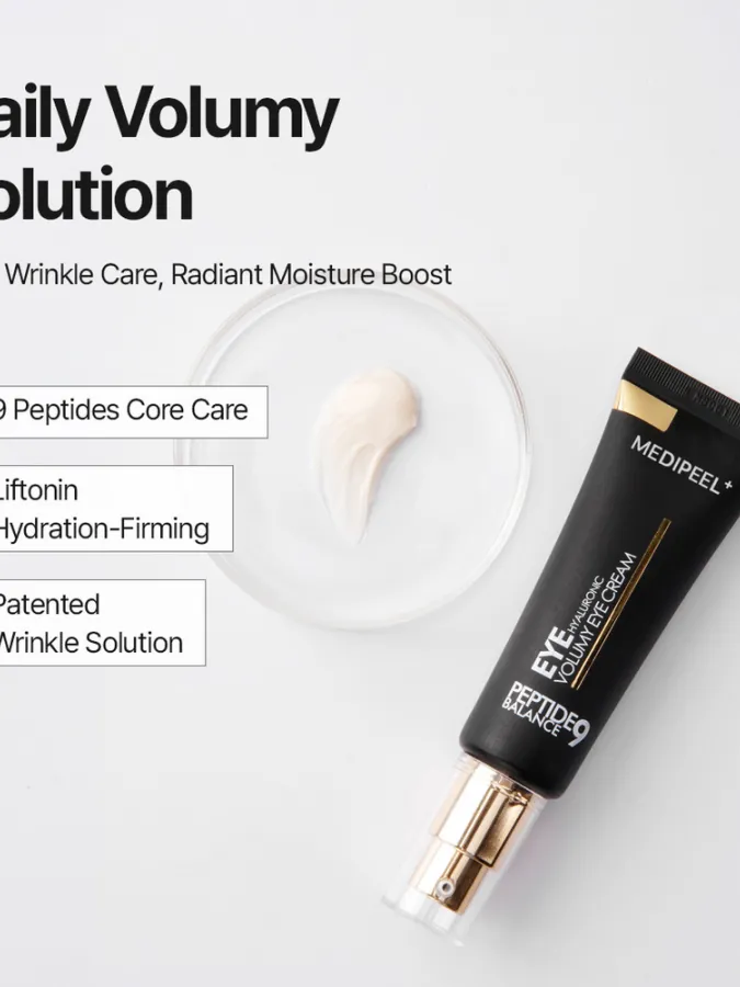 Medi-Peel Peptide 9 Hyaluronic Volumy Eye Cream 40ml – Κρέμα Ματιών με Πεπτίδια για Ενυδάτωση, Σύσφιξη & Λεπτές Γραμμές Medi-Peel Peptide 9 Hyaluronic Volumy Eye Cream 40ml – Κρέμα Ματιών με Πεπτίδια για Ενυδάτωση, Σύσφιξη & Λεπτές Γραμμές