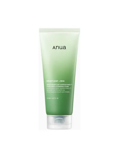 Anua Heartleaf Quercetinol Pore Deep Cleansing Foam 150ml – Αφρός Καθαρισμού Προσώπου με Heartleaf & BHA για Πόρους & Λιπαρότητα